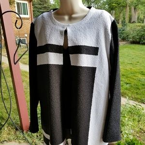 Travels collection jacket chicos  3 black white